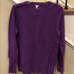 J Crew purple medium sweater